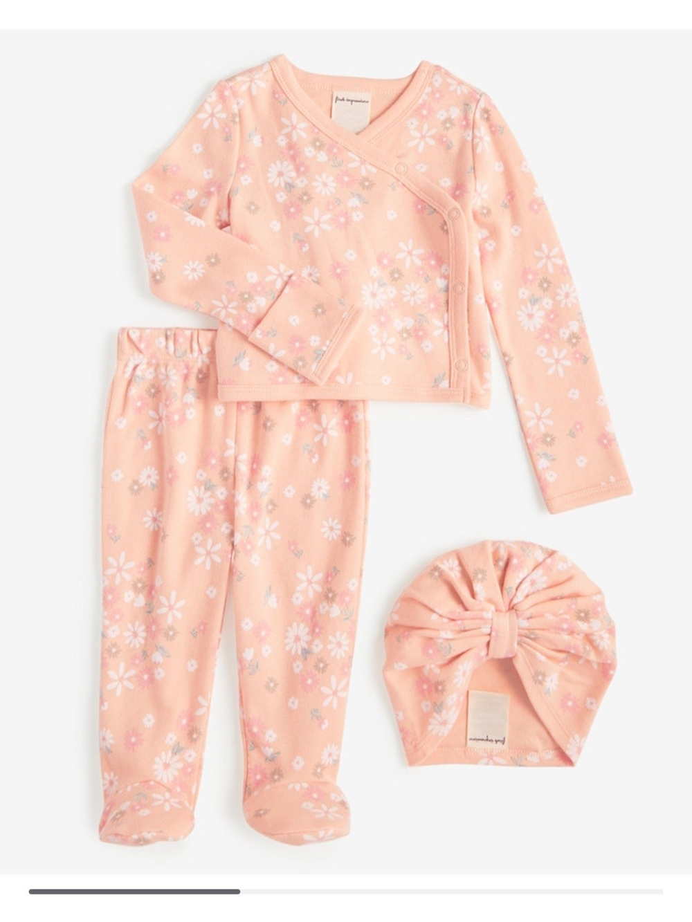 First Impressions Baby Girls Secret Garden 3 Piece Set